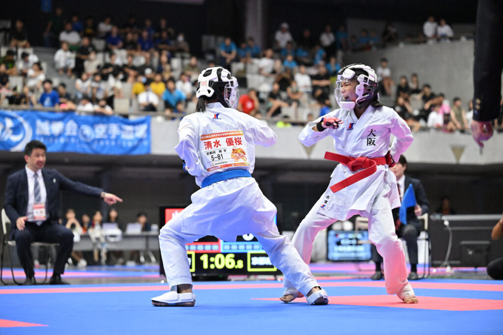 5年生女子組手優勝者_山見 杏里（大阪府）選手