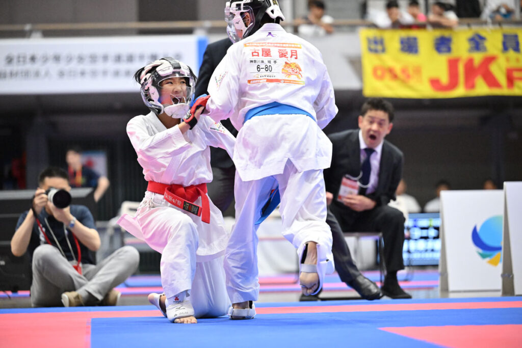 6年生女子組手優勝者_吉福 百葉（大阪府）選手