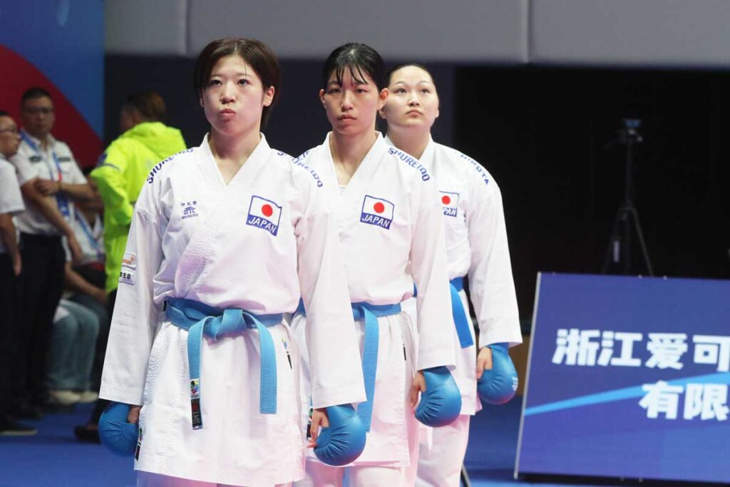 女子団体組手・日本チーム_AKF20240921