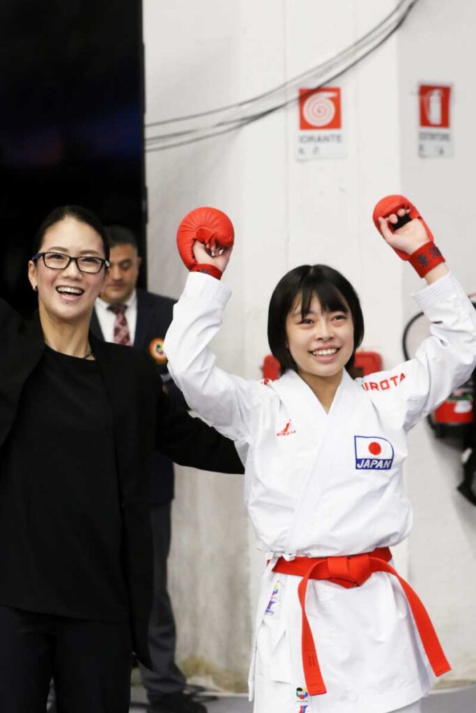 世界ジュニア2024_カデット女子組手-47kg：小田倫稟選手