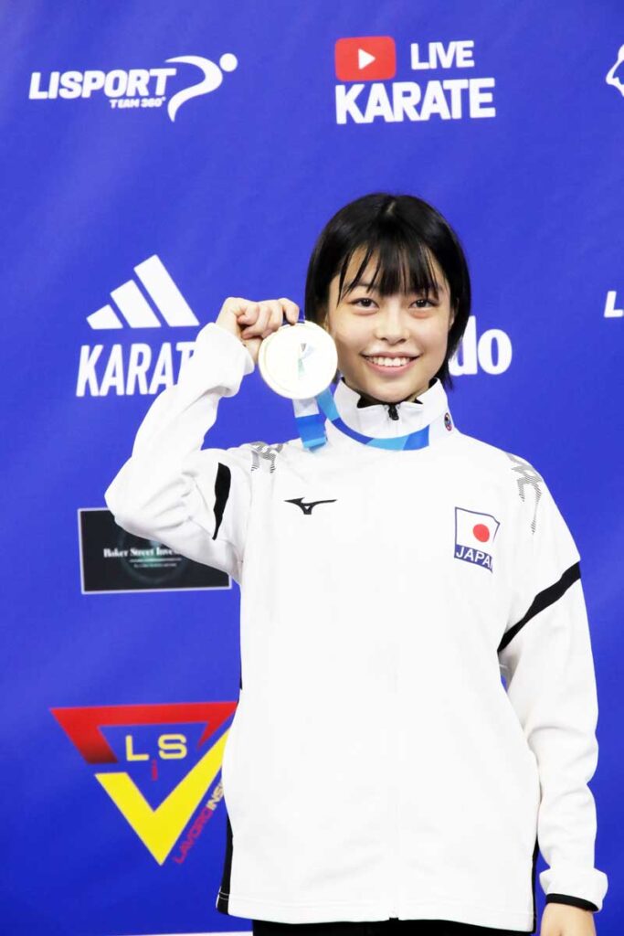 世界ジュニア2024_カデット女子組手-47kg：小田倫稟選手