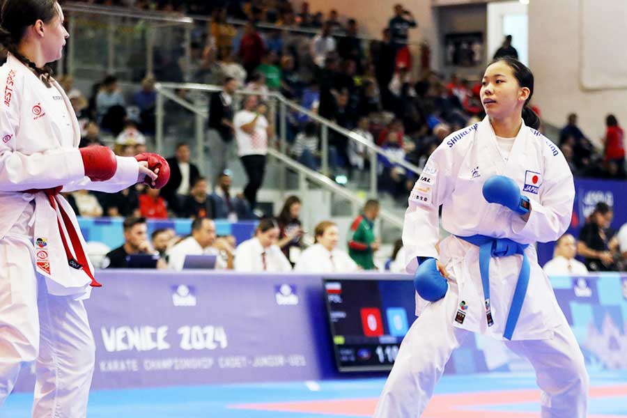 世界ジュニア2024_ジュニア女子組手-66kg：片岡美月選手