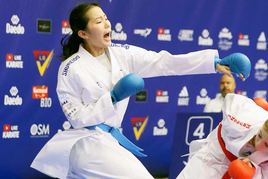 世界ジュニア2024_カデット女子組手-54kg：刈込和花選手