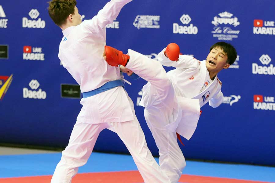 世界ジュニア2024_カデット男子組手-52kg：森川小徹選手