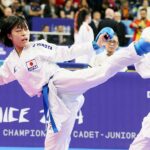 世界ジュニア2024_カデット女子組手-47kg：小田倫稟選手