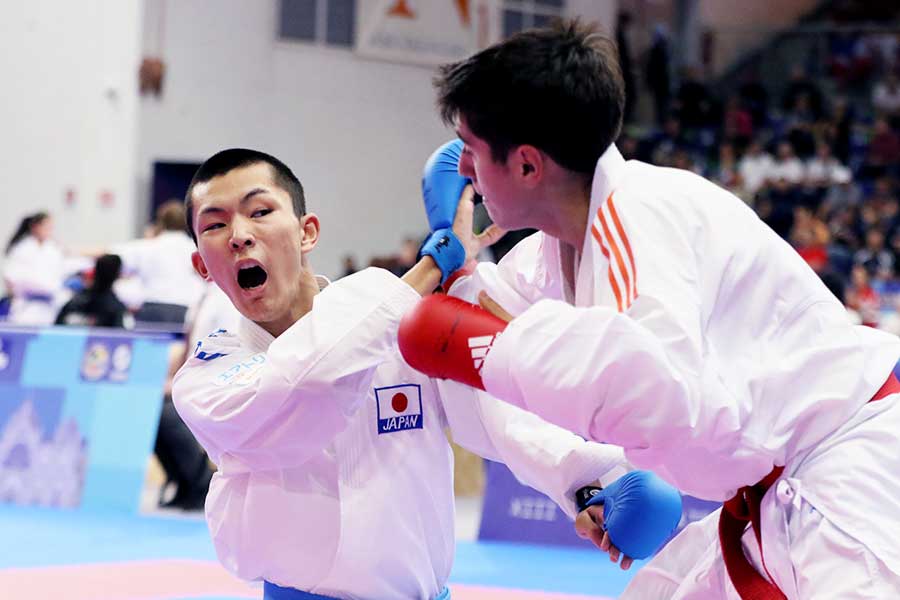 世界ジュニア2024_カデット男子組手-70kg：小川毅選手