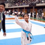 女子組手３年生で優勝の藤江紗羽（京都）