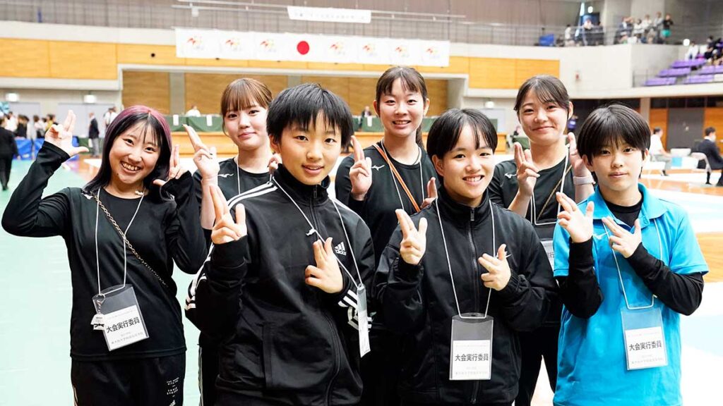 大会のお手伝い（東大阪大学敬愛）