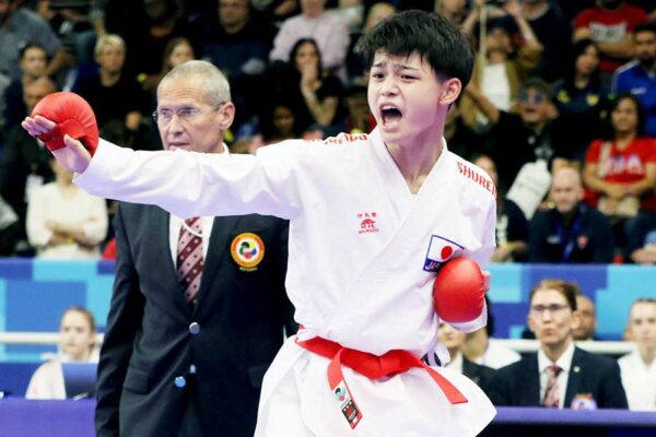 世界ジュニア2024_カデット男子組手-57kg：矢倉駕武選手