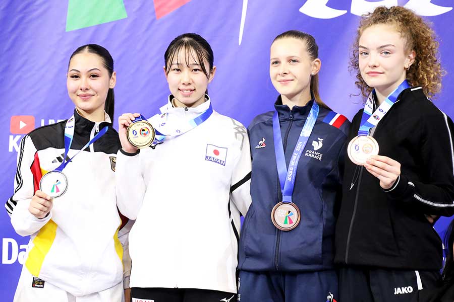 世界ジュニア2024_ジュニア女子組手-53kg：名取殊里亜選手