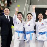 世界ジュニア2024_ジュニア女子団体形：岸田羽未選手、堀暖選手、小林実紗選手