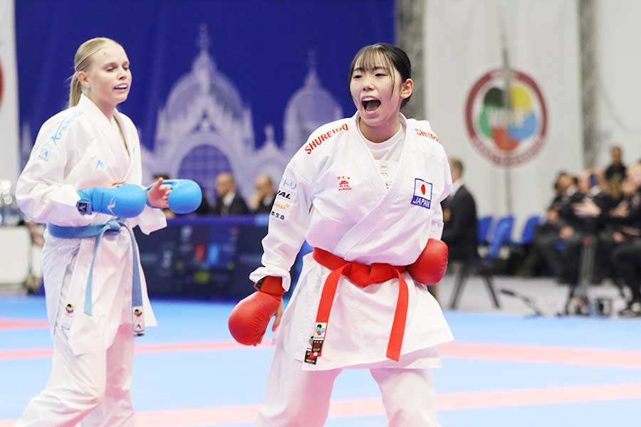 世界ジュニア2024_ジュニア女子組手-48kg：内田智菜選手